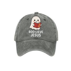 Unisex Boo Live Jesus Print Hat1