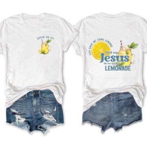 Life Gave Me Lemons But Jesus Made Lemonade Two Sided Shirt3