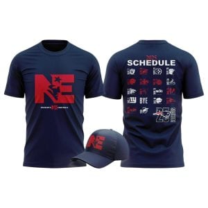 Patriots 2025 Schedule Shirt