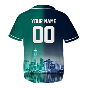 Seahawks x Mariners Customized Baseball Jersey2