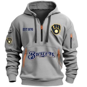 Brewers Est 1970 Hoodie Half Zipper 4 Brewers Est 1970 Hoodie Half Zipper4