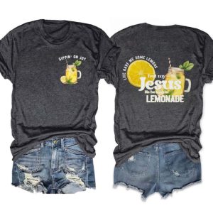 Life Gave Me Lemons But Jesus Made Lemonade Two Sided Shirt1