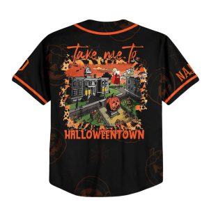 Halloween Take Me To Hometown Custom Baseball Jersey2