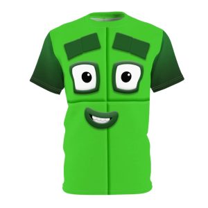 Number Four Green Blocks Costume Shirt2