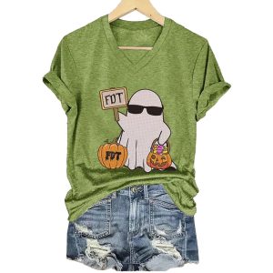 Halloween FDT Ghost Casual Tee2
