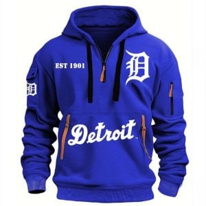 Personalized Tigers Est 1901 Hoodie Half Zipper1
