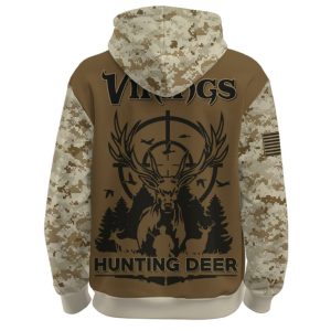 2025 Vikings Hunting Deer Hoodie2