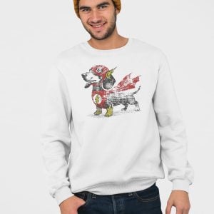 Dachshund Superhero T shirt 4