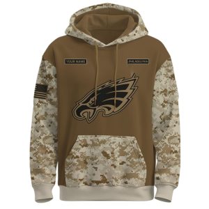 2025 Eagles Hunting Deer Hoodie1
