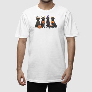 Halloween Black Lab T shirt 2