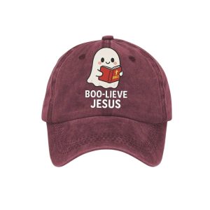 Unisex Boo Live Jesus Print Hat3