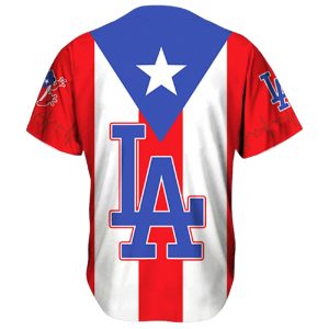 LA Dodgers Puerto Rico Night 2025 Jersey 3