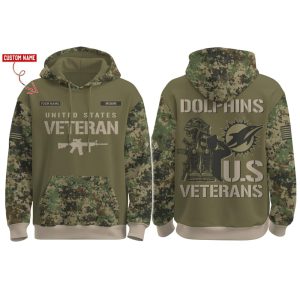 Dolphins Veteran Day Hoodie 2025