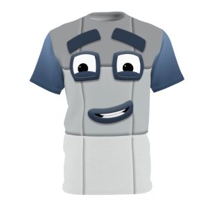 Number Nine Gray Blocks Costume Shirt2