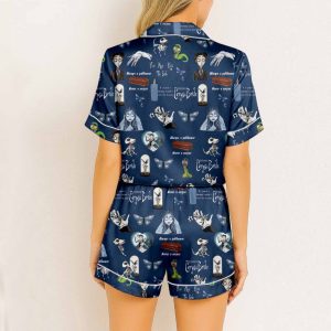 Halloween Corpse Bride Satin Pajamas1