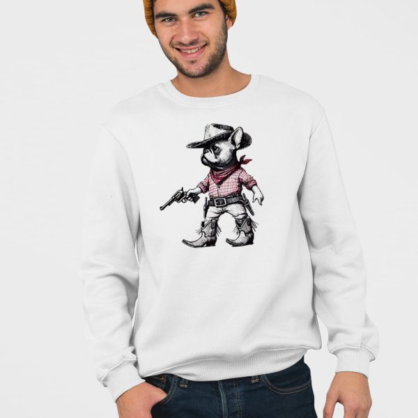 Funny French Bulldog Cowboy T-shirt