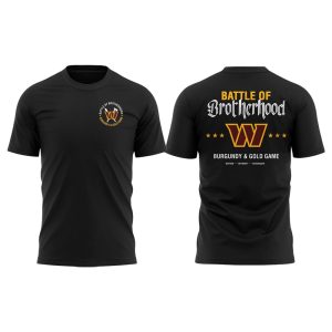 Commanders Battle Of Brotherhood Burgundy And Gold Game Shirt