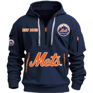Personalized Mets Est 1962 Hoodie Half Zipper2