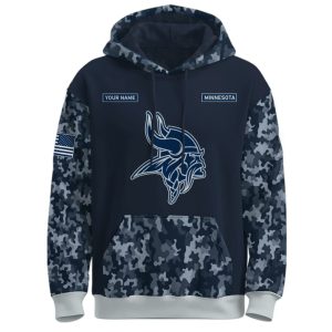 Vikings US Navy 250th Birthday Celebration Hoodie 20251