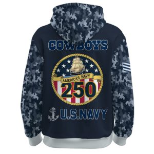 Cowboys US Navy 250th Birthday Celebration Hoodie 2025 2 Cowboys US Navy 250th Birthday Celebration Hoodie 20252