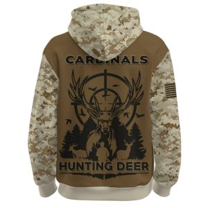 2025 Cardinals Hunting Deer Hoodie2