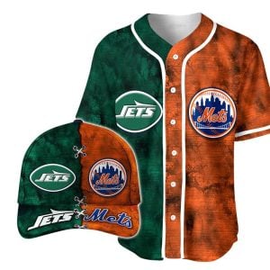 Jets x Mets Customized Jersey Cap