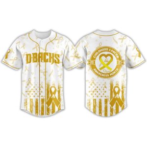 Diamondbacks Childhood Cancer Awareness Month 2025 Jersey1