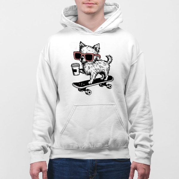 Funny Chihuahua Coffee T-shirt
