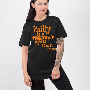 Aubrey Plaza Philly Is A Womens Sport Town Est 2030 Shirt 4