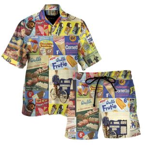 Vintage Ice Cream Hawaiian Shirt1