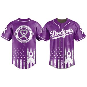 Dodgers Domestic Violence Awareness Month 2025 Jersey