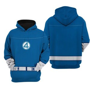 Reed Richards Fantastic Four Marvel Superhero Halloween Hoodie