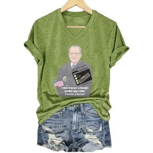 Frank Caprio I Don't Wear A Badge Under My Robe I Wear A Heart Today's Docket Humanity Dismissed Shirt4