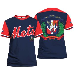 Mets Dominican Republic Theme Shirt 2025 1