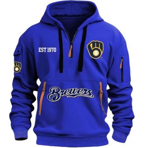 Brewers Est 1970 Hoodie Half Zipper 1 Brewers Est 1970 Hoodie Half Zipper1