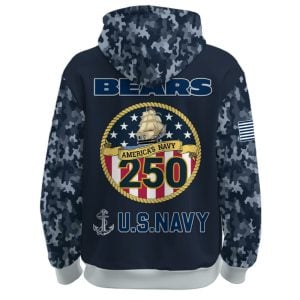 Bears US Navy 250th Birthday Celebration Hoodie 2025 2 Bears US Navy 250th Birthday Celebration Hoodie 20252