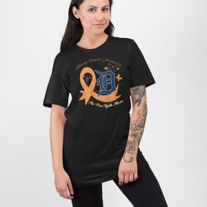 Tigers Uterine Cancer Awareness No One Fights Alone Shirt 3