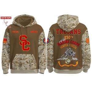 Trojans USMC 250th Birthday Hoodie 2025