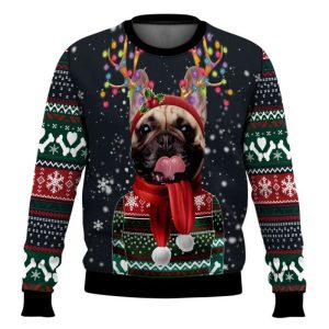 Cool French Bulldog Ugly Christmas Sweater