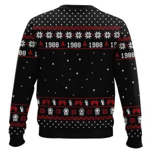Die Hard 1988 Nakatomi Plaza Ugly Christmas Sweater1