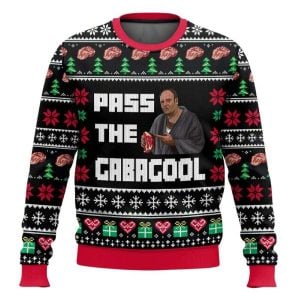 The Sopranos Pass The Gabagool Christmas Ugly Sweater