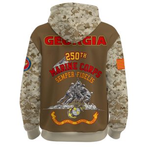 Bulldogs USMC 250th Birthday Hoodie 20252