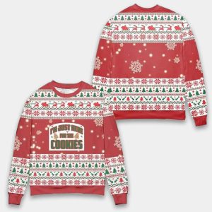 I’m Just Here For The Cookies Ugly Christmas Sweater