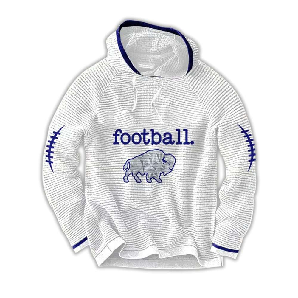2025 Bills Rivalries Cold Front Waffle Hoodie 2025 Bills Rivalries Cold Front Waffle Hoodie