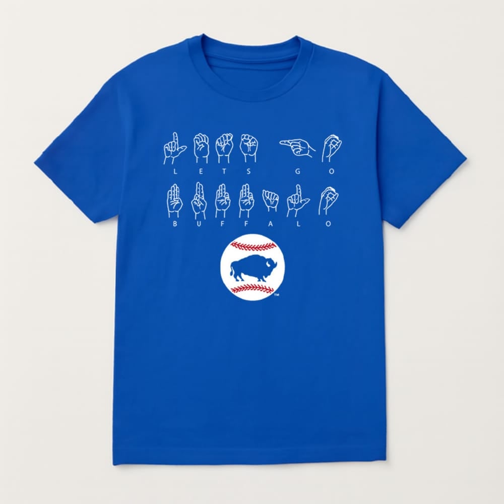 2025 Bisons Lets Go Buffalo ALS T Shirt 1 2025 Bisons Let's Go Buffalo ALS T-Shirt