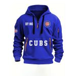 2025 Cubs Est 1903 Hoodie Half Zipper