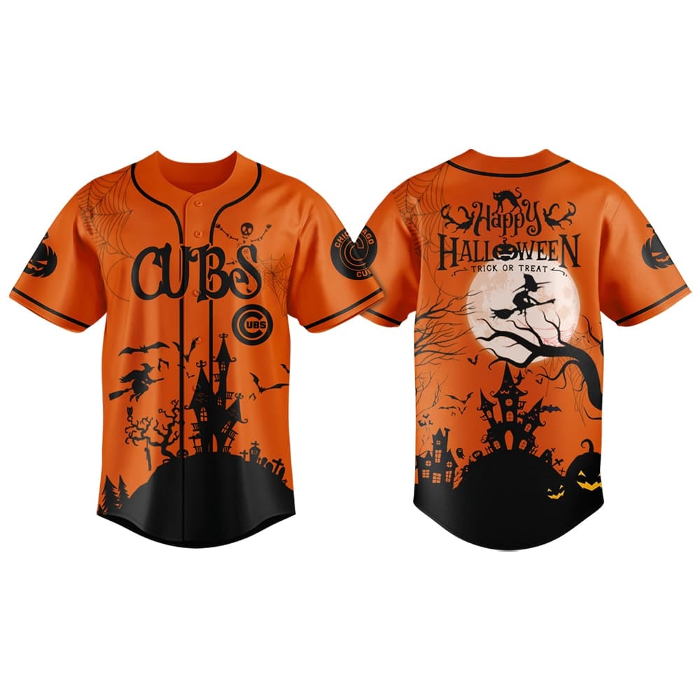 2025 Cubs Happy Halloween Trick Or Treat Jersey 2025 Cubs Happy Halloween Trick Or Treat Jersey