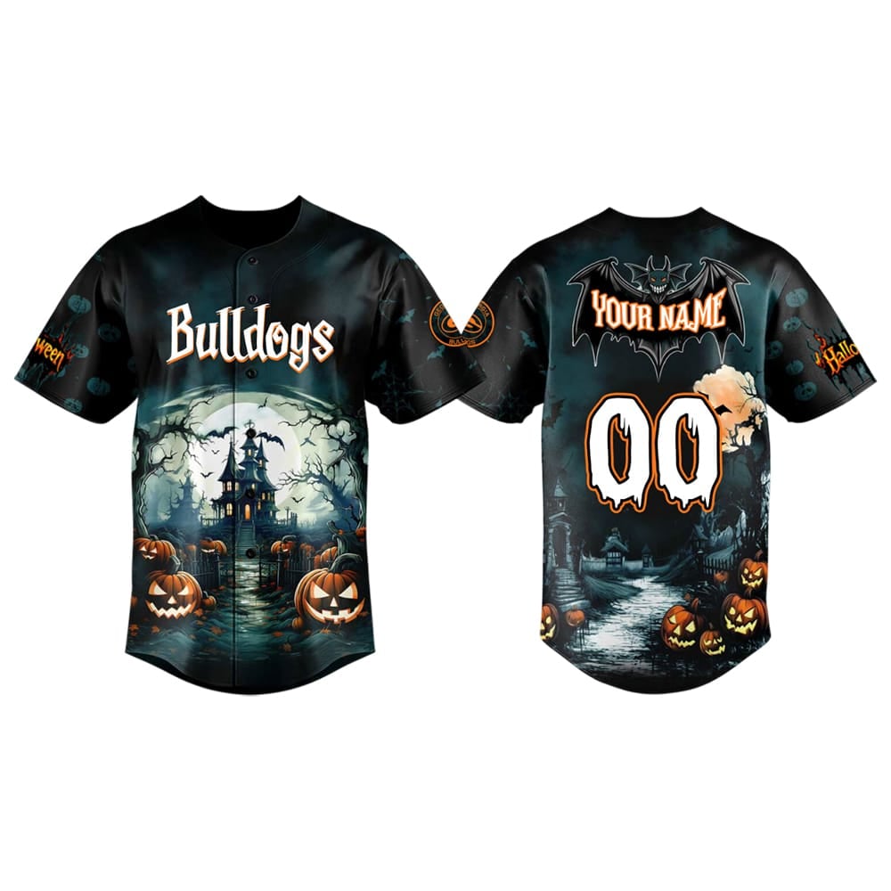2025 Georgia Football Halloween Baseball Jersey 2025 Georgia Football Halloween Baseball Jersey