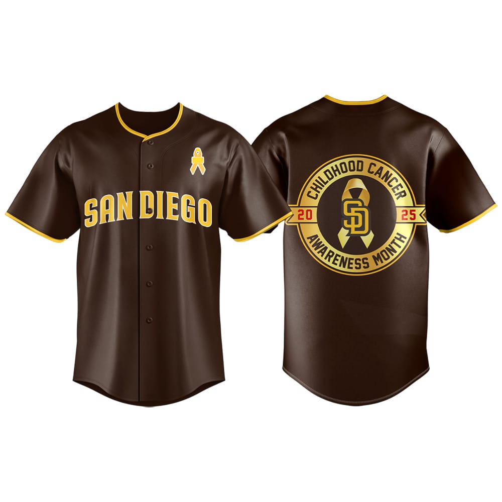 2025 Padres Child Hood Cancer Awareness Jersey 2025 Padres Child Hood Cancer Awareness Jersey