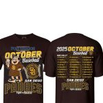 2025 Padres October Baseball Shirt